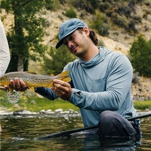 EUC Free Fly Mens Lightweight Bamboo Hoodie Size L